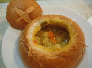 Perini Graça - Sopa de verdura - Onde Comer em Salvador - Bares e Restaurantes em Salvador