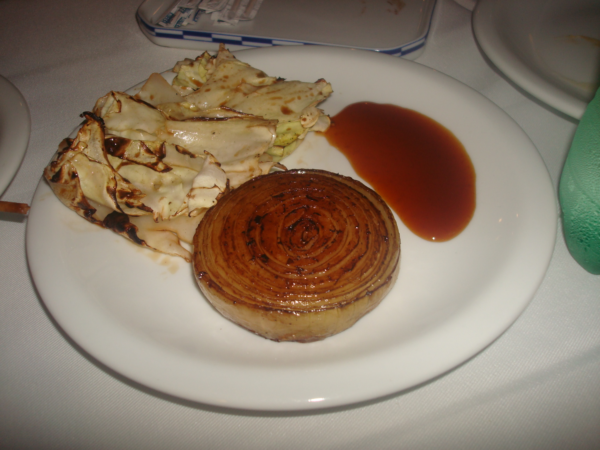 Grelhados: cebola e repolho Sukiyaki - Onde Comer em Salvador
